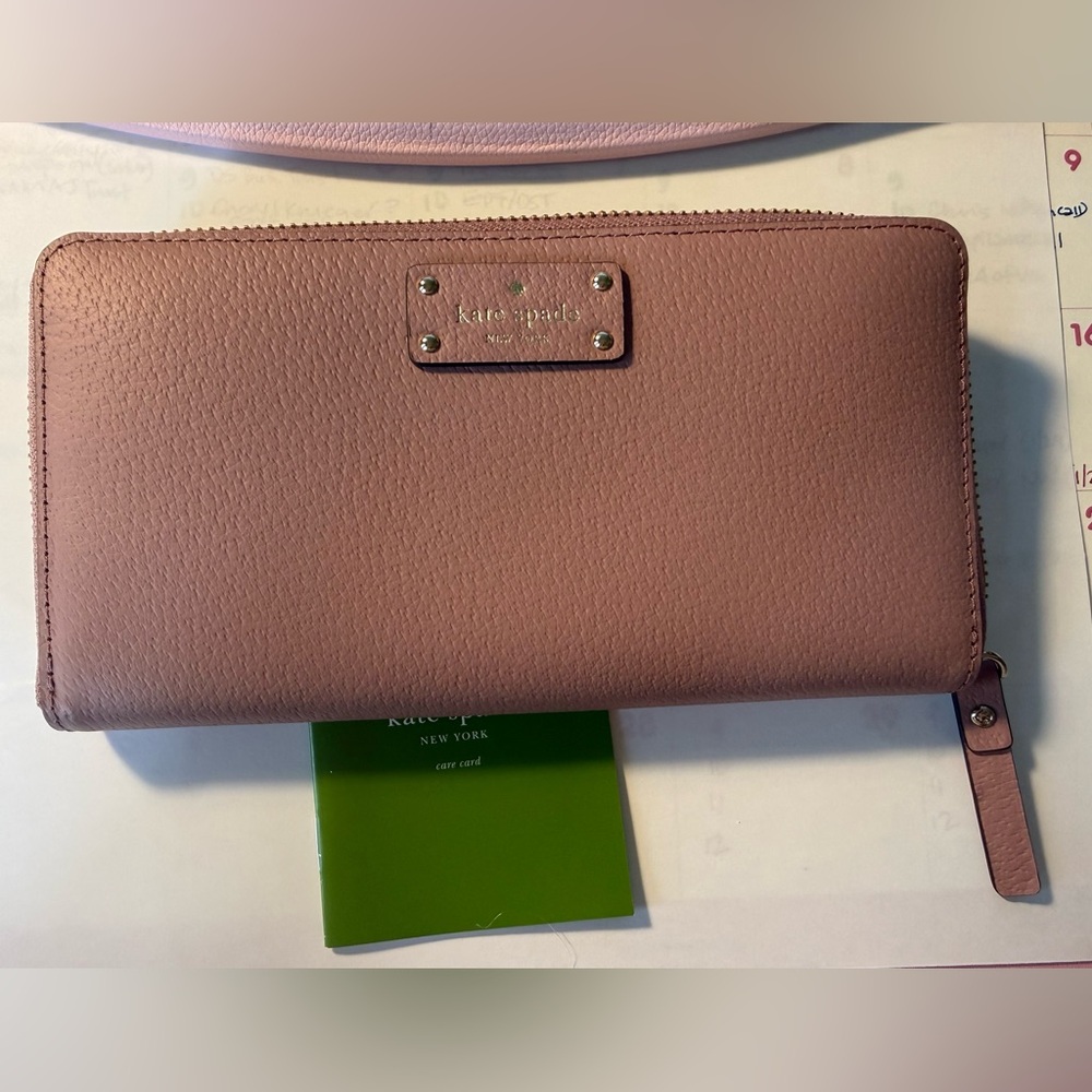 Kate Spade Pink/Mauve Wallet NWOT